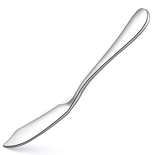 AOOSY Butter Knife, Cheese Knife, Dover Sole Breakfast Kippers, Cute Mini 5.91 inches Stainless Steel Kitchen Knives for Butter Sandwiches Cheese Breakfast,Packs Of 6 - size: 6PC