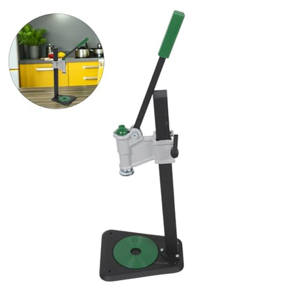 Manual Bottle Capper for Glass and Wine Bottles with Adjustable Height 7.8"-18.3" Featuring Iron Lever, Stable Tabletop Base, and Anti-slip Pad for Bar Counters and Balconies