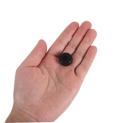 5pcs Rubber Airlock Grommet Replacement Rings for Mason Jar Fermentation and Brewing Bucket Lid, Black Tight Seal with Solid Construction for Homebrewing and DIY Fermentation