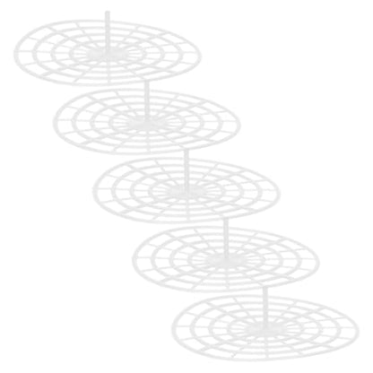 Amosfun 5Pcs Pickle Press Plates 4.72In Mesh Strainers for Kimchi Fermentation Vegetable Canning Supplies Multi-Function Fermenting Kit