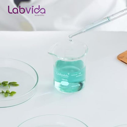 Glass Beaker, Vol. 3000ml, 3.3 Borosilicate Griffin Low Form with Printed Graduation,LVA022 - style: Vol.3000ml