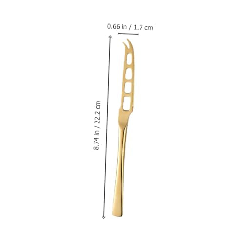 UKCOCO Stainless Steel Butter Spatula and Cheese Cutter Ergonomic Hollowed Out Design for Easy Slicing and Spreading Kitchen Gadget for Cheese and Butter Corrosion Resistant