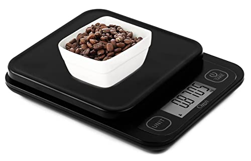 Ozeri Garden and Kitchen Scale II, with 0.1 g (0.005 oz) 420® Variable Graduation Technology® - color: Black