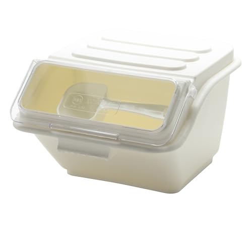 Winco IB-2S Shelf Ingredient Bins 2 gal (40 Cup Capacity), White - size: 2 Gallon, style: Shelf Bin