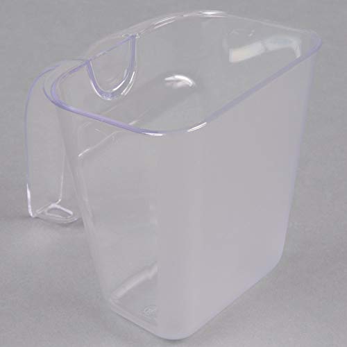 12.6 Gal.(Gallon) / 200 Cup Shelf Ingredient Bin with Flip Lid & Scoop.SCOOP Added! Use for long term storage products: sugar, pasta dogs food, flour for Home, Restaurant, Industrial.