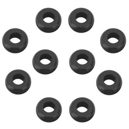 10Pcs Airlock Grommet Rings, 0.8 Inch Diameter Silicone Grommets for Fermenter Lid, Home Brewing Beer Wine Making Accessories for Bucket Fermentation Lids, Universal Fit for 15L-60L