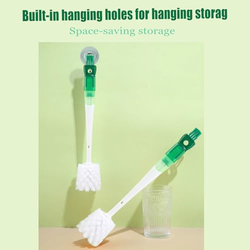 Water Bottle Cleaner Brush,5-in-1 Bottle Scrubber Brush for Cleaning Bottles Set