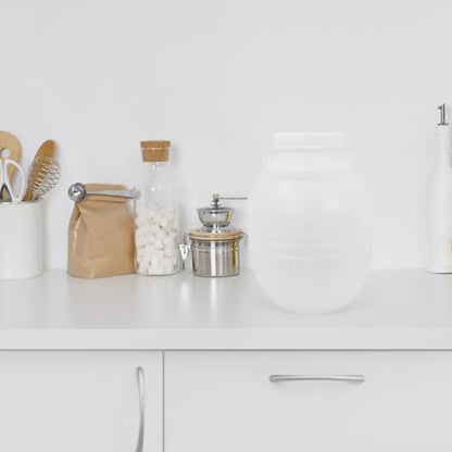 Didiseaon Airtight Fermentation Storage Container with Lid for Kimchi Sauerkraut Kitchen Pantry Organization Hdpe Food Jar