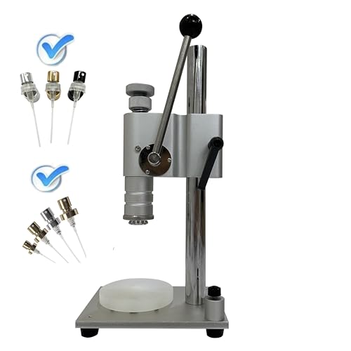 Manual desktop perfume bottle crimper and capping tool machine, perfume sprayer sealer crimping plier for 13mm 15mm