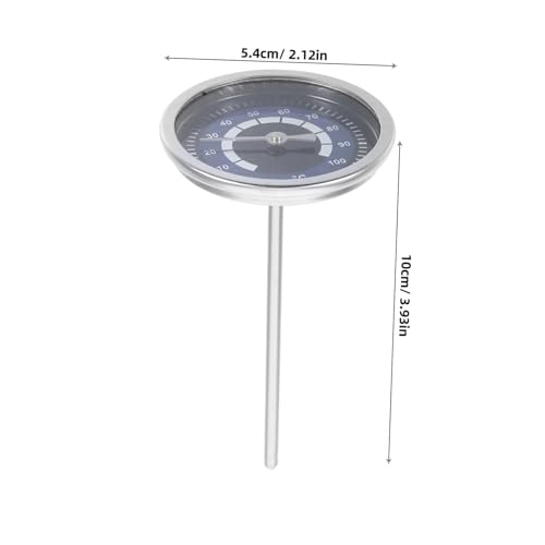 Probe Stainless Steel Kettle Thermometer High Precision Temperature Gauge for Brewing Cooking and Baking Easy to Attach Kettle Accessory and Travel Friendly Design