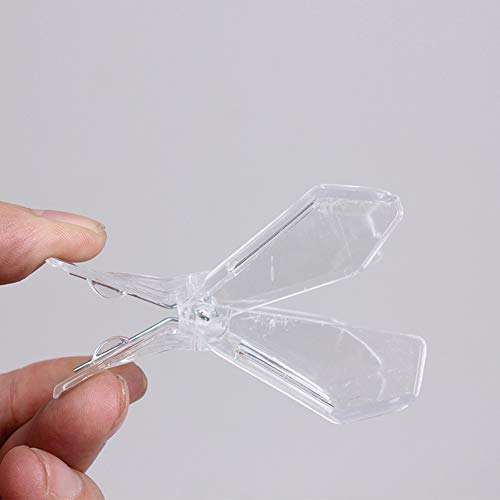 5 Pieces Queen Bee Cage Catcher Clip Plastic Queen Catcher Bee Queen Marking Catcher Queen Bee Marking Cage Queen Catching Tool with 1 Pcs Queen Bee Marking Bottle, Clear