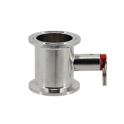 1.5 Inch Tri Clamp Pressure Relief Valve (PRV) Tube, 304 Stainless Steel, 17/35 PSI, for Homebrew Dry Hopper & Conical Fermenter, 1pc(17 psi)