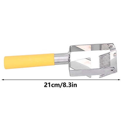 Gavigain Adjustable Honey Uncapping Fork, Stainl Steel Honey Scraper with Comfortable Handle, Beekeeping Beekeeper Equipment Tool