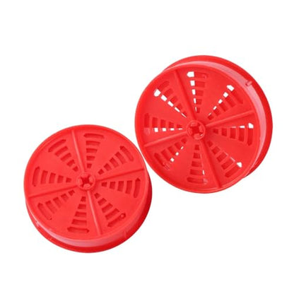 Queen Bee Cage 24Pcs Beehive Ventilation Window Air Inlet Diameter 5.3cm Plastic Bee to Prevent Queen from Escaping Beekeeper Supplies for Beekeeping Supplies