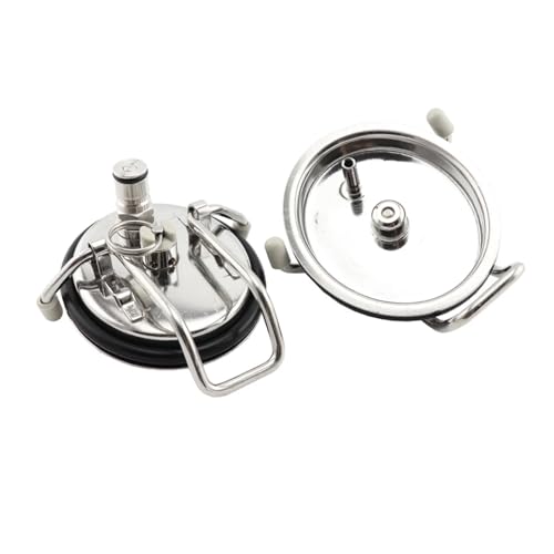 Brewing Equipment Homebrew Beer Corny Keg Carbonation Lid with Ball Lock Gas Post + Hose Tube + 0.5 Micron Diffuser Stone Brewing Equipment