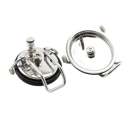 Brewing Equipment Homebrew Beer Corny Keg Carbonation Lid with Ball Lock Gas Post + Hose Tube + 0.5 Micron Diffuser Stone Brewing Equipment