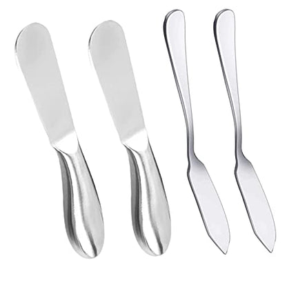PEPAXON Butter Knife Butter Spreader Cheese Slicer Stainless Steel Ergonomic Handle 14.5x2cm