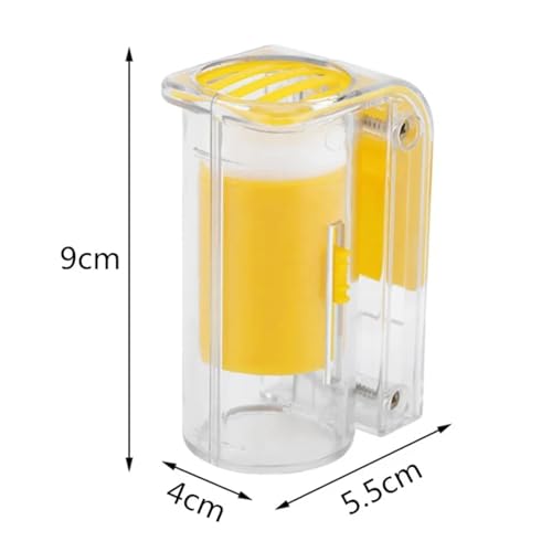6pcs Bee Queen Marking Catcher Plastic One Handed Marker Bottle Plunger Plush Beekeeper Tool Garden | Bee mark bottle - color: Bee mark bottle