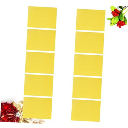 Happyyami 10pcs Natural Beeswax Sheets for Beehive Beehive Foundation Sheets Beekeeping Tools Bee Nest Foundation