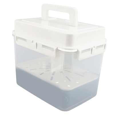 Kimchi Container, 4L Leakproof Airtight Fermentation and Storage Container with Inner Vacuum Lid and Press Plate, for Kimchi Sauerkraut Pickles and Preserved Food
