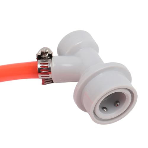 Mini Regulator, Automatic Stainless Steel Coffee Soda CO2 Pressure Regulator with 1M Red Hose for Homebrew