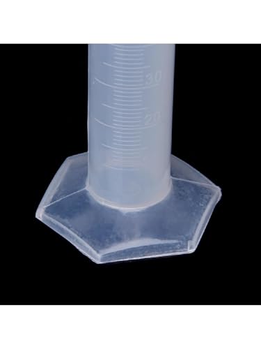 1PC 100ml Plastic Graduated Cylinder with Base Hydrometer Test Tube for Homebrew Beer Wine Making Lab Measuring