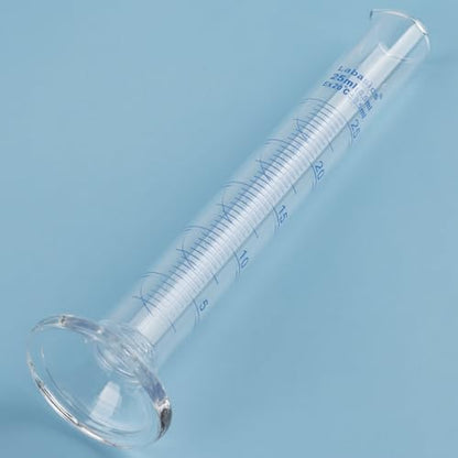 Labasics 4-Pack Borosilicate Glass 25 ml Heavy Wall Graduated Cylinder Measuring Cylinder - size: 25 ml