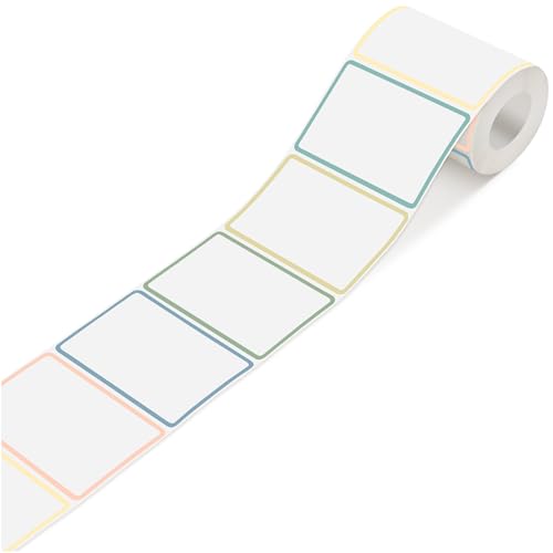 300 Pcs 2×3 Inch Blank Removable Freezer Labels, Waterproof, Oil & Tear Resistant, No Residue Writable Stickers for Food Containers, Jars, Pantry and Meal Prep (Boho) - color: Boho