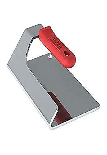 Winco SWS-74, 4L X 7-1/2W-Inch 2 Lbs Stainless Steel Steak Weight with Silicone Sleeve, Patty Meat Grill Press, Steak Weight Press