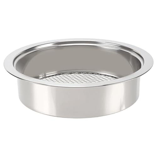 5-in-1 Garden Soil Sifter with 5 pcs (1,3,6,9,12mm) Sieve Meshes and Shovel, Stainless Steel Mesh Sifter for Sand Sifting, Compost Processing, Potting Mix