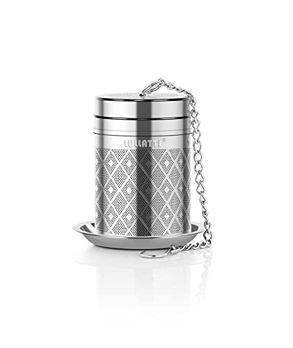 Tea Infuser (1 Pack), Extra Fine Mesh Loose Leaf Tea Steeper with Diamond Pattern & Extended Long Chain, 18/8 Stainless Steel Tea Ball Strainer for Brewing All Kinds of Tea - color: 1 Pack, size: Small-Diamond