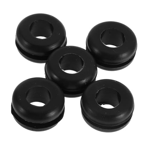 5pcs Rubber Airlock Grommet for Fermenter Bucket Lids and Lid Holes, Leakproof and Easy Installation, Sturdy Rubber Seal Rings for DIY Fermentation Projects and Homebrewing