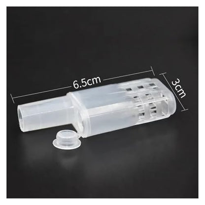 80 Pcs Bee Queen Cages Protection Queen Wangtaipu Bee Equipment Plastic White Safety Beekeep Cage Beekeeping Supplies
