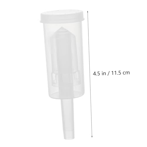 ABOOFAN Valve Wine Air Locks 3-piece Leak-proof Valves Plastic Wine Strainers Lids Kit 2pcs Supplies