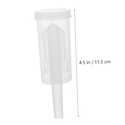 ABOOFAN Valve Wine Air Locks 3-piece Leak-proof Valves Plastic Wine Strainers Lids Kit 2pcs Supplies