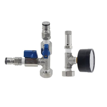 Ball Lock Pressure Transfer Kit for Conical to Keg, Closed System for Oxygen-Free Beer Transfer, Homebrew Equipment(NO Coupler) - size: NO Coupler