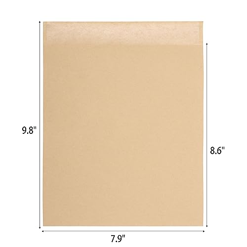 200 Pcs Paper Sandwich Bags 7.9 x 8.6 Inch Greaseproof Wax-lined Brown Lunch Bag Bakery Bags for Cookies Sandwich Snacks Popcorn Doughnut - size: 7.9x8.6 inch-200pcs