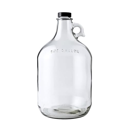 Transparent,1 Gallon,Glass Wine Fermenter