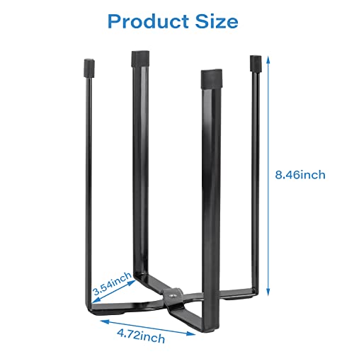 Kitchen Stand Holder, Plastic Bag Drying Rack, Multifunctional Countertop Cups Bottles Drying Rack for Plastic Bags, Bottles and Cups, Shelf Trash Bag (Black) - color: Black