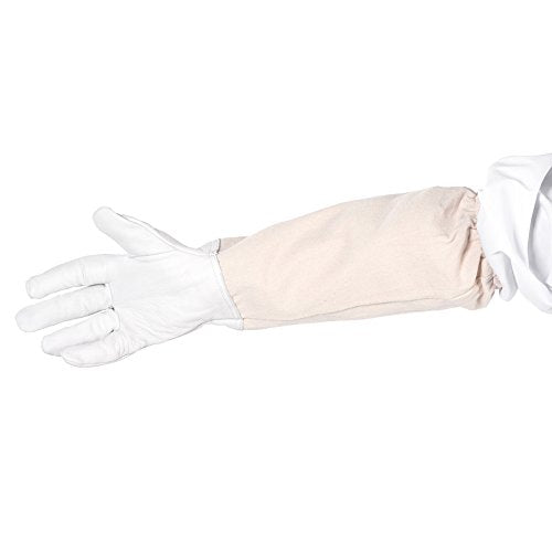 Beekeeping Suit Cotton Beekeeper Suit Kit with Ventilated Hood and Gloves 3 Pockets Full Body Coveralls in L for Backyard Beekeepers Bee Farm Visits and Work (XXL)