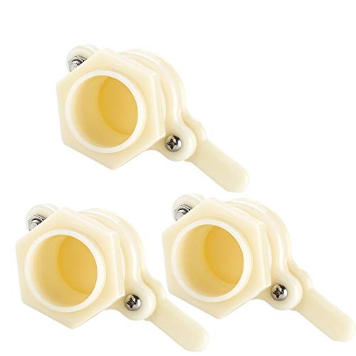 ZffXH 3/5/10 Pcs Beekeeping Honey Bucket Valve, Honey Bucket Spout Gate, Honey Bee Gate Valve for 5 Gallon Bucket