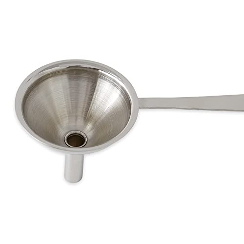 RSVP International Endurance Collection Kitchen Spice Jar/Oil Bottle Funnel, Stainless Steel and Dishwasher Safe, Mini Set, Various Sizes - size: Mini Set, Various Sizes (Pack of 1)
