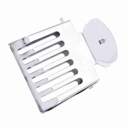Fdit Stainless Steel Queen Bee Clip Cage Catching Tool for Quick Catching Bees, Beekeeping Equipment (1PCS)