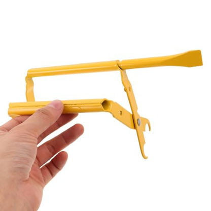 Beehive Frame Lifter Clamp Tool for Honeycomb Frames and Beehive Maintenance Stainless Steel and Plastic Construction with Universal Compatibility for Hive Inspections