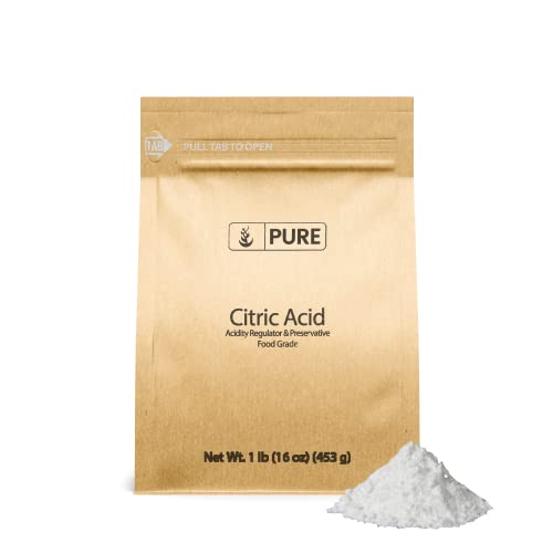 PURE ORIGINAL INGREDIENTS Citric Acid & Titanium Dioxide Bundle, (1 lb Each) Food Grade