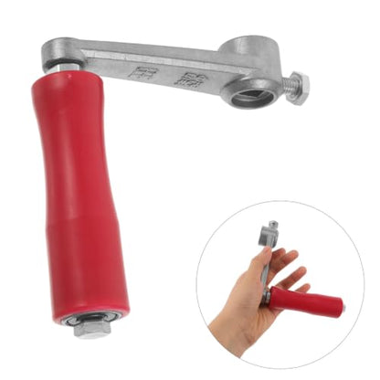 BESPORTBLE Beekeeping Honey Extractor Handle Dual Bearing Stainless Steel Crank Arm for Manual Extractor Non-Slip Grip Hole Beehive Accessory