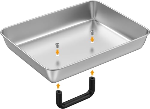 6.2" Burger Press & 14" Melting Dome Set for Blackstone Griddle Accessories | Food-grade stainless steel. Melts cheese fast, presses patties evenly. Easy to clean. Fits most flat top grills. - size: 6.2'' Burger Press+14'' Rectangular Dome-2PCS