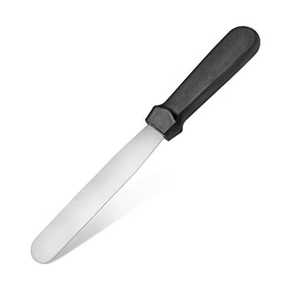New Star Foodservice Straight Icing Spatula, 6 Inch Blade, 11 Inch Overall, Bakery-Grade Stainless Steel Cake Decorating Spatula for Frosting - size: 6-Inch Straight