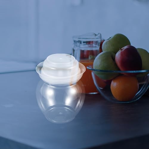 SHINEOFI Fermentation Jar 800ml Plastic Pickle Container Airtight Kitchen Food Storage Jar for Home Kimchi and Pickling