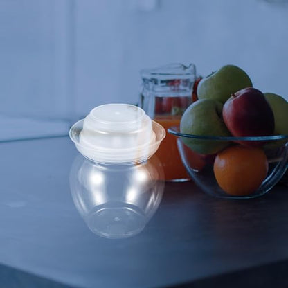 Fermentation Jar 800ml Airtight Food Fermenting Pickle Container Kitchen Vegetable Pickling Storage Household Sealed Fermenter for Kimchi Sauerkraut